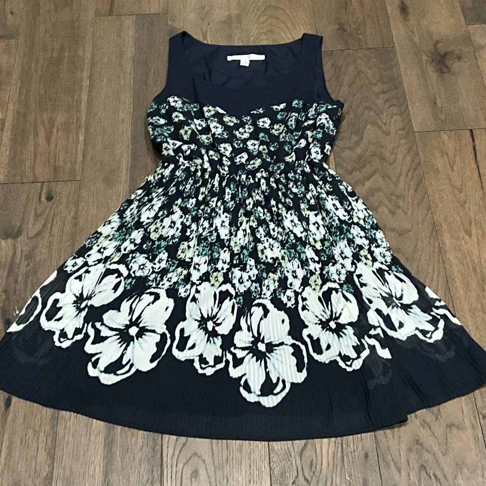 LC Lauren Conrad Navy Sleeveless Dress